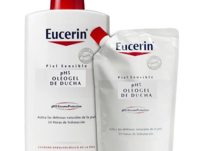 Regalo de 400 ml en envase ecológico. Eucerin presenta un oleogel de ducha de textura rica que limpia muy suavemente la piel, restaurando intensamente el nivel lipídico mientras protege las defensas naturales de la piel. Para la piel SENSIBLE y SECA del cuerpo.